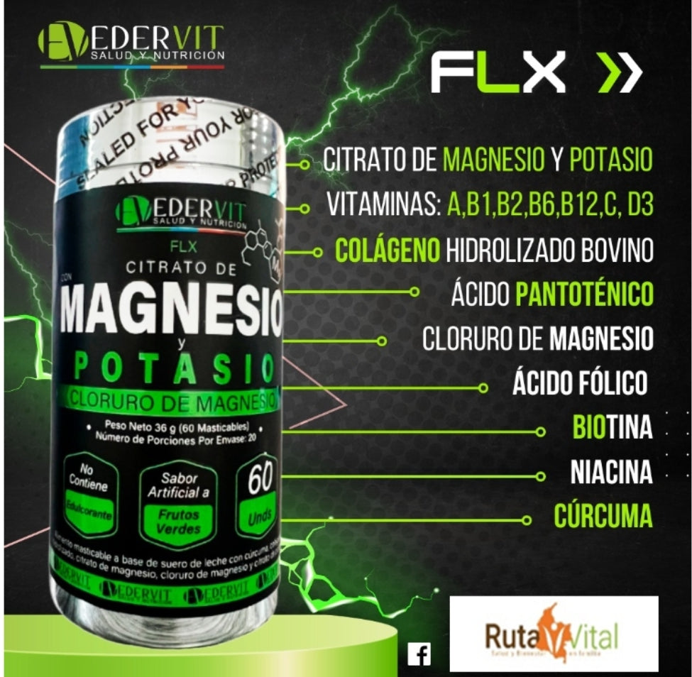 FLX CITRATO DE MAGNESIO Y POTASIO