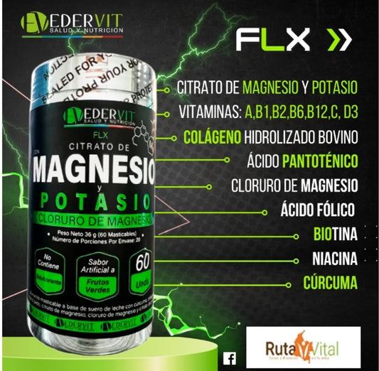 FLX CITRATO DE MAGNESIO Y POTASIO